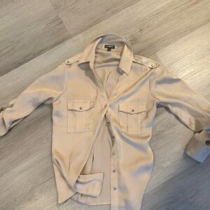 Express Light Tan Shirt